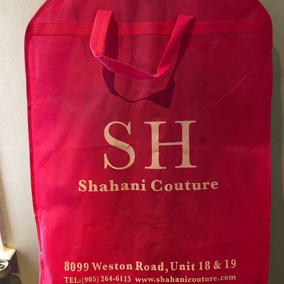 Shahani Couture ombré chiffon evening gown size 18 - Picture 8 of 15